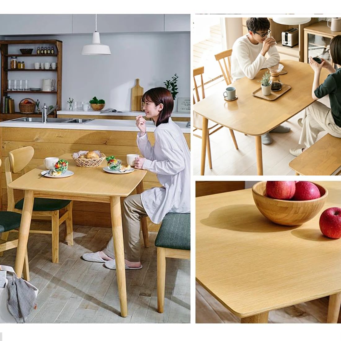 Amazon｜ダイニングテーブル オシャレ 120×70×高75㎝ だいにんく